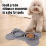 Slow Feeder Bowl for Dogs, Silicone Dog Slow Feeding Mat Non-Slip Slow Eating Pet Food Bowl for Puppy Small Medium Small Dogs & Cats (Gray)