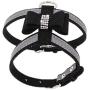 PETCARE Diamonds Bow Tie Dog Harness Vest and Leash Set Reflective Soft Microfiber Pet Dog Harness Adjustable Cute Fancy Bling Rhinestone Sparkly Collar Leash Set for Puppy Small Dogs Cats