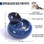 Intelligent Cat Water Fountain, Ceramic Ultra-quiet Pet Water Dispenser, Automatic Drinking Fountain for Cats and Dogs, Blue Pet supplies