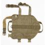 OneTigris Tactical Dog Training Vest Harness with Mesh Padding and Two Handles (Coyote Brown, S / 33.5 cm)