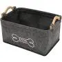 Brabtod Felt pet Toy Box and Dog Toy Box Storage Basket with Wood Handle, Perfect for organizing pet Toys, Blankets, leashes and Food Brabtod Felt pet Toy Box and Dog Toy Box Storage Basket with Wood Handle, Perfect for organizing pet Toys, Blankets, leashes and Food