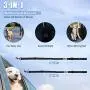 PuppyDoggy Dog Seat Belt Dog Car Seatbelts Adjustable with Padded Handle Dog Standard Leash & 2Pcs Dog Poop Bags Holder (1 Pack)