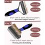 SOMORE Pets Grooming Tool 2 Sided Undercoat rake for Cats and Dogs Safe dematting Comb Brush Removing No More Nasty Shedding and Flying Hair