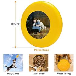 Pet Frisbee Flying Disc Dog Toy - Multifunction Sympathy Briton Riviere
