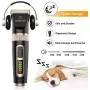 oneisall Dog Clippers Professional, 2-Speed Quiet Rechargeable Cordless Pet Grooming Hair Clippers Set for Small and Large Dogs Cats-Black