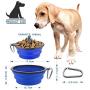 KABB Collapsible Dog Bowl, Portable Extra Large Size Foldable Expandable Silicone Pet Travel Bowl for Pet Dog Food Water Feeding, 1 Piece Red (L-0006)
