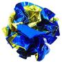 25 Packs Mylar Crinkle Balls Cat Toys