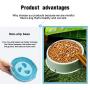 GAILANG Dog Slow Feeder Bowl, Non Slip Eco-Friendly Durable Non-Toxic Preventing Choking Healthy Design Bowl for Dog Pet Slow Feeder