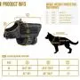 OneTigris K9 Tactical Dog Harness Patrol Dog Vest with Comfortable Adjustable Neck Protection Straps & Durable Handle (Small, Medium, Large Size) OneTigris K9 Tactical Dog Harness Patrol Dog Vest with Comfortable Adjustable Neck Protection Straps & Durable Handle (Small, Medium, Large Size)