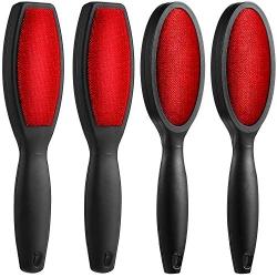 Lint Brush Remover Double-Sided Lint Remover Brushes for Clothes, Pet Hair,Fuzz, Dust, Furniture and More (4)