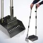 Dog Pooper Scooper, Adjustable Long Handle Rake & Scooper Set, Strong and Sturdy, Rust-Proof Metal Poop Scooper Perfect for Lawns & Gravel, Great for Small to Large Dogs