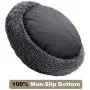 COOLBEBE Dog Bed Cat Bed Donut,Pet Bed Faux Fur Cuddler Round Comfortable for Small Medium Dogs, Extra Soft Velour Fabric Ultra Cozy Calming Bed, Grey, 26'' COOLBEBE Dog Bed Cat Bed Donut,Pet Bed Faux Fur Cuddler Round Comfortable for Small Medium Dogs, Extra Soft Velour Fabric Ultra Cozy Calming Bed, Grey, 26''