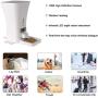 SKYMEE 12L WiFi Pet Feeder Automatic Food Dispenser for Cats & Dogs - 1080P Full HD Pet Camera Treat Dispenser with Night Vision and 2-Way Audio, Wi-Fi Enabled App for iPhone and Android