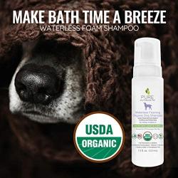 Pure and Natural Pet - Waterless Foaming Organic Dog Shampoo Lavender 7.5 oz.