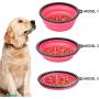 PetBonus 2-Pack Slow Feed Large Collapsible Dog Bowl (4 Cups,34oz), BPA Free Dishwasher Safe, Portable Foldable Travel Bowl, Food Cup Dish for Dogs Cats with 2 Carabiners