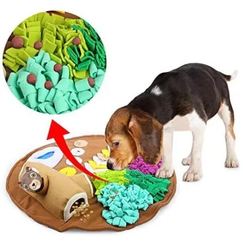 ALL FOR PAWS Dog Slow Feeders Pet Snuffle Mat for Dogs, Interactive Feed Game for Boredom, Dog Treat Dispenser Indoor Outdoor Stress Relief