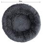 Calming Shag Faux Fur Donut Cuddler Dog Bed Cat Bed Self Warming Autumn Winter Indoor Snooze Sleeping Bed Soft Fluffy Plush Round Pet Bed for Small Medium Dogs and Cats, Anti-Slip Waterproof Base