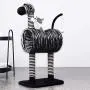 SAsagi Creative Zebra Cat Tree,Scratching Board Cat Furniture Tower House Cat Nest Toy Can Multi-Places for Play Sleep Grinding Claws SAsagi Creative Zebra Cat Tree,Scratching Board Cat Furniture Tower House Cat Nest Toy Can Multi-Places for Play Sleep Grinding Claws
