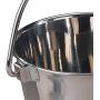 Pro Select Heavy Duty Stainless Steel Handled Snag Free Design Dog & Animal Feeding Pails