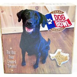 Texas Shaped Dog Bowl