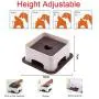 YMAXGO Elevated Tilted Dog Bowls Set with Adjustment Bracket,Ceramics Single Food Feeding Dish for Flat Face Dogs, Double Non-Slip Design YMAXGO Elevated Tilted Dog Bowls Set with Adjustment Bracket,Ceramics Single Food Feeding Dish for Flat Face Dogs, Double Non-Slip Design