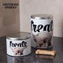 Paw Prints 37722 Carlos The Bulldog Design Large Treat Tin, 5.25'' x 5.25'' x 7.5'', One Color