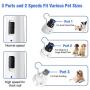 Casfuy Dog Nail Grinder with LED Light - Upgraded 2-Speed Electric Pet Nail Trimmer Powerful Painless Paws Grooming & Smoothing for Small Medium Large Dogs & Cats