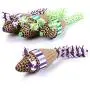 settencas Paper Cat Toy Cute Paper Cat Catch Mouse Toy Pet Toy