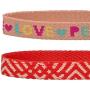 Blueberry Pet 3 Patterns Classic Solid or Love Peace Breakaway Cat Collars, with Personalization Options