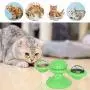 FAIRYLOVE Cat Toys Interactive Chew Toys for Indoor Cats with Led Ball and Mint Balls Funny Kitten Suction Cup Windmill Catnip Toy