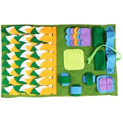 Luck Dawn Dog Snuffle Mat, Soft Felt Dog Smell Training Mat for Encourages Natural Foraging Skills