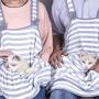 Renhe Cat Holding Apron Small Dog Cat Coral Fleece Sleeping Bag Apron Cat Carrying Apron with Pocket