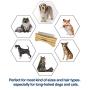 HOP Home of Paws Cat Comb Cat Dog Stainless Steel Grooming Comb for Removing Matted Fur, Knots & Tangles Wooden Dog Cats Comb
