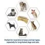 HOP Home of Paws Cat Comb Cat Dog Stainless Steel Grooming Comb for Removing Matted Fur, Knots & Tangles Wooden Dog Cats Comb