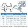 risdoada Front Clip Dog Vest Harness with Leash, Adjustable Reflective Soft No-Pull Puppy Harness, Easy Control Breathable Fabric Pet Harnesses for Small, Medium and Large Dogs
