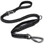 Heavy Duty Dog leashes for Large Dogs ,6Ft Reflective Multifunction Dog Leash with Car Seat Belt Bunckle,2 Padded Traffic Handle Dog Walking Training Shock Absorbing Bungee Leash for Extra Control Heavy Duty Dog leashes for Large Dogs ,6Ft Reflective Multifunction Dog Leash with Car Seat Belt Bunckle,2 Padded Traffic Handle Dog Walking Training Shock Absorbing Bungee Leash for Extra Control