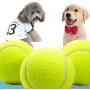 Chenyouwen Pet Toys Great Rubber Pet Toy Ball Elastic Type Pet Tennis Ball, Diameter: 6cm