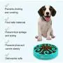 Siensync Slow Feeder Dog Bowl, Non Slip Puzzle Bowl Fun Feeder Interactive Bloat Stop Dog Bowl, Eco-Friendly Non Toxic Bamboo Fiber Slow Feed Dog Bowl for Large Medium Small Dogs Siensync Slow Feeder Dog Bowl, Non Slip Puzzle Bowl Fun Feeder Interactive Bloat Stop Dog Bowl, Eco-Friendly Non Toxic Bamboo Fiber Slow Feed Dog Bowl for Large Medium Small Dogs