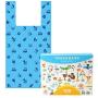 HENIUY Pet Dog Poop Bag, pet Poop Bag-Environmentally Friendly degradable pet Poop Bag, Cleaning and Care, Extra Thick Leak-Proof Bag (Scented) (Blue, Vest Bag)