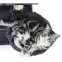 SUPERJARE Cat Tree Condo Furniture with Scratching Posts, Plush Cozy Perch and Dangling Balls, Multi-Level Kitten Tower