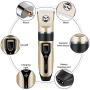 Rainlin Pet Hair Cutting Kit, Low Noise Rechargeable Grooming Hairdressers Tool, Pet Hair Trimmer with Replaceable Ceramic Head
