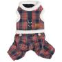 Pinkaholic New York Trinity I Harness/Pants Combo for Dogs, Small, Navy
