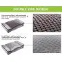 Pecute Large Dog Bed, Warm Plush & Cool Silk Double-Sided Pet Bed Four Seasons Available, Orthopedic Shredded Memory Foam Dog Beds, Washable Dog Lounge with Removable Cover Pecute Large Dog Bed, Warm Plush & Cool Silk Double-Sided Pet Bed Four Seasons Available, Orthopedic Shredded Memory Foam Dog Beds, Washable Dog Lounge with Removable Cover