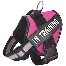 WOCUME No Pull Dog Harness Adjustable 3M Reflective Pet Vest Harness Dog Training Vest Breathable with Handle for Large Dogs Easy Control Harness