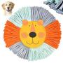 coonoe Dog Snuffle Mat Lion Mane Style, Feeding Mat for Dogs 20'', Encourages Natural Foraging Skills, Easy to Fill, Beautiful and Practical, Durable and Machine Washable, Cotton Strip