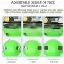 Interactive cat Toys, cat Toys, cat Supplies, Interesting Tumbler Food Dispenser, Improve IQ, Slow Feeder, Bring 2 Rolling Balls, Puzzle Mental Exercise Supplies (Green) Interactive cat Toys, cat Toys, cat Supplies, Interesting Tumbler Food Dispenser, Improve IQ, Slow Feeder, Bring 2 Rolling Balls, Puzzle Mental Exercise Supplies (Green)