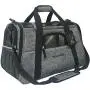 Airline Approved Pet Carrier, Tall Profile Soft Sided Luxury Travel Tote with Fleece Bedding, Premium Brand Auto Self Locking Zippers, Under Seat Compatibility, Perfect for Cats and Small Dogs Airline Approved Pet Carrier, Tall Profile Soft Sided Luxury Travel Tote with Fleece Bedding, Premium Brand Auto Self Locking Zippers, Under Seat Compatibility, Perfect for Cats and Small Dogs