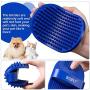 ROPO Dog Bath Brush, Rubber Massage pet Shampoo Brush, Used for pet Grooming, Removing Shedding Fur, Combing tangles and Dead Fur, Suitable for pet Dogs and Cats