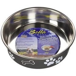 Loving Pets 7406 Bella Bowl for Dogs, Large, Espresso