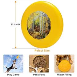 Pet Frisbee Flying Disc Dog Toy - Multifunction Aspen Cabin Gary Kim